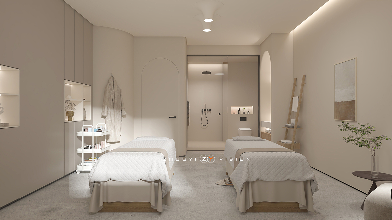 美容院设计表现（图ZMjg0MTc4Mjk2） - 商业空间设计 - 站酷设计师硺艺数字表现原创素材 - 站酷ZCOOL