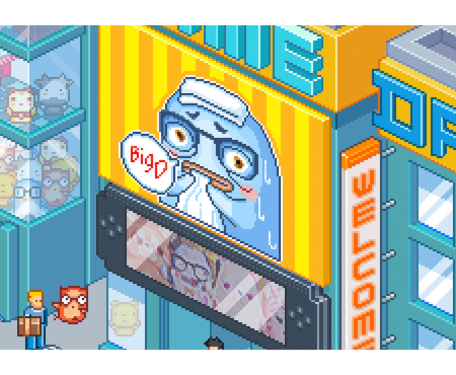 Bigd country for pixel（图ZNTMyODg2NTI=） - 商业插画 - 站酷设计师张小碗儿原创素材 - 站酷ZCOOL