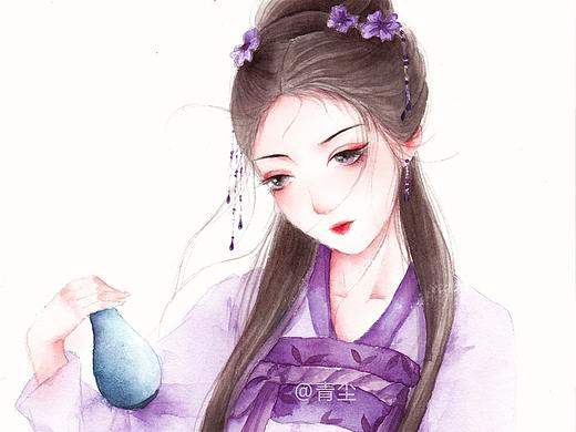 一袭紫衣闻天下，可笑不知白衣人