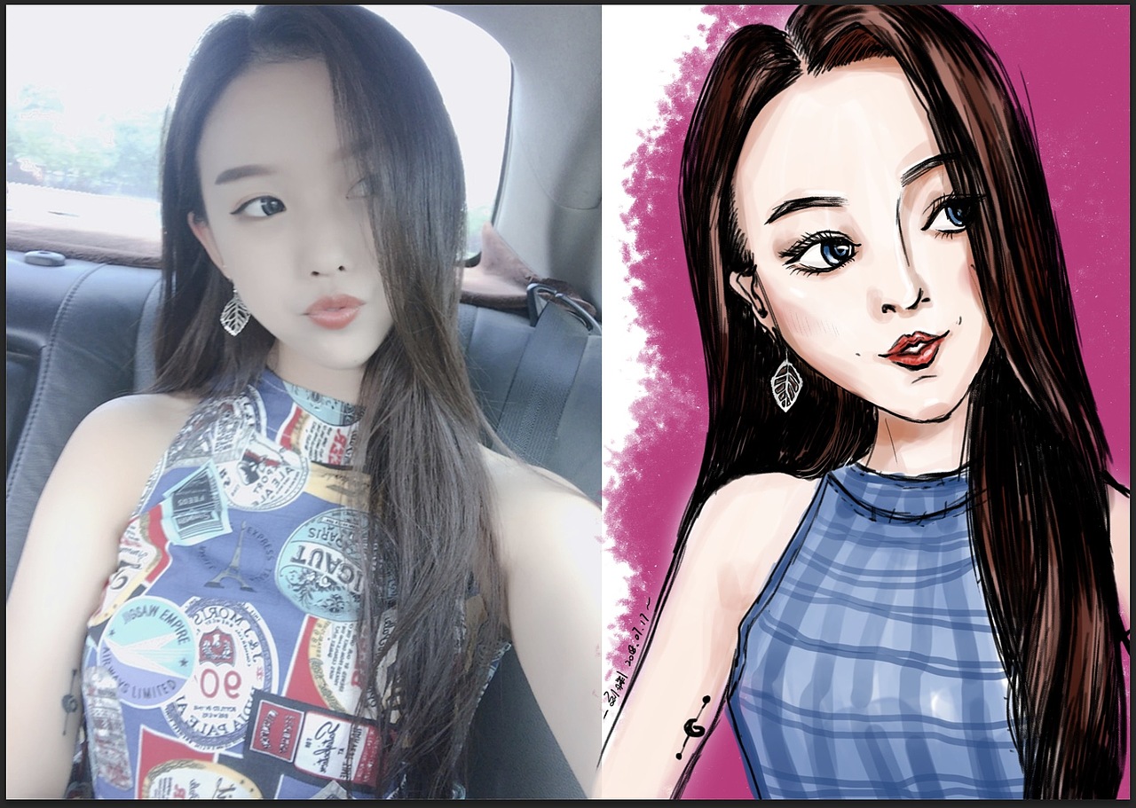 人物手绘（图ZMTI4MTQxMDAw） - 创作习作 - 站酷设计师小毛140316原创素材 - 站酷ZCOOL