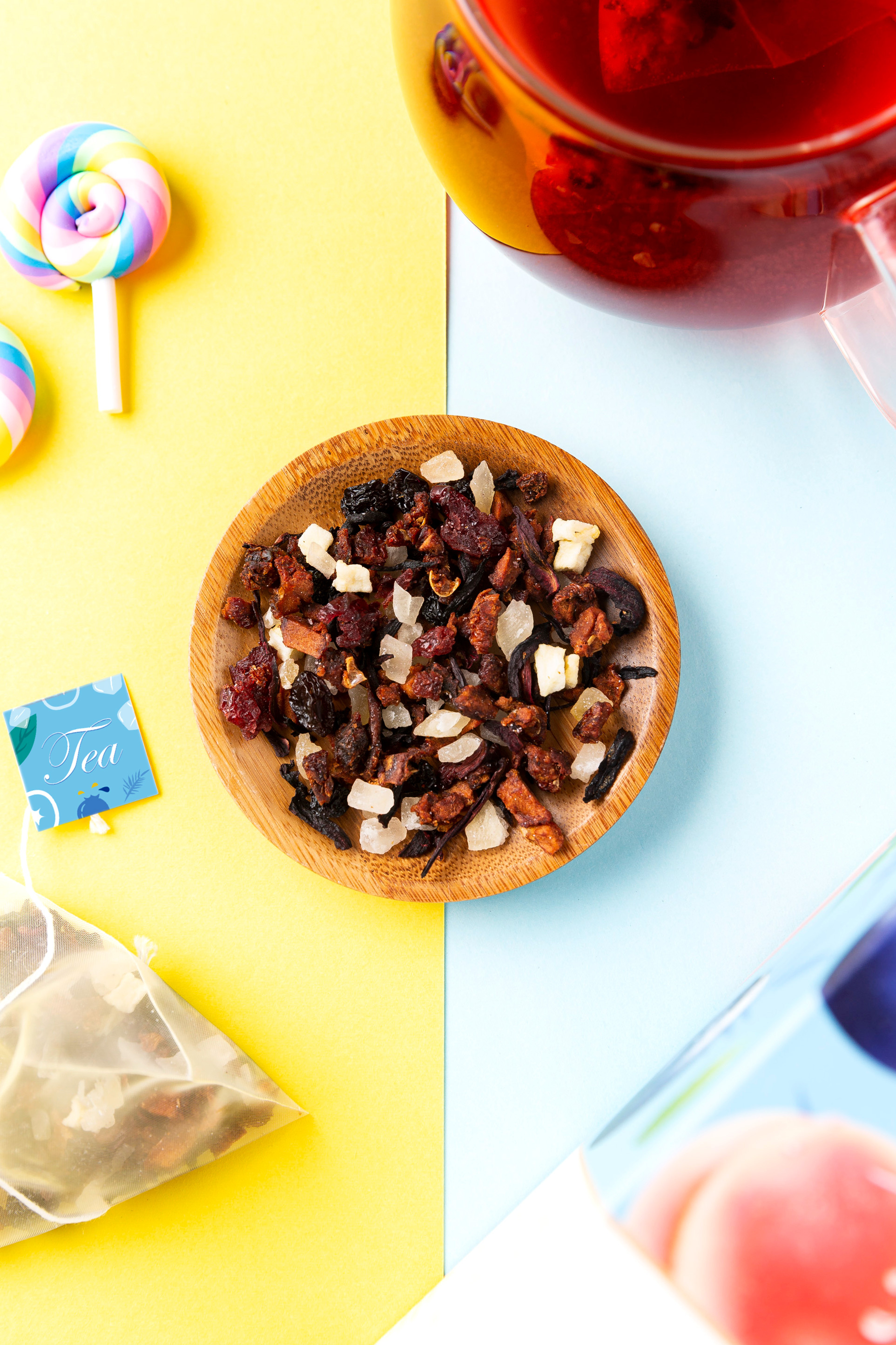 蜜桃蔓越莓茶花茶包装