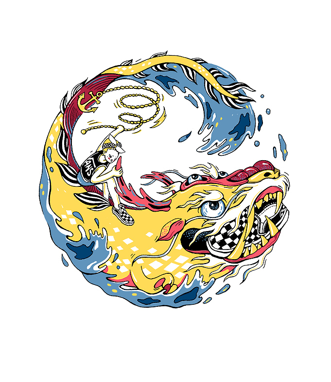 VANS T（图ZMjE1NTUxMDEy） - 商业插画 - 站酷设计师哈尔哈尔原创素材 - 站酷ZCOOL