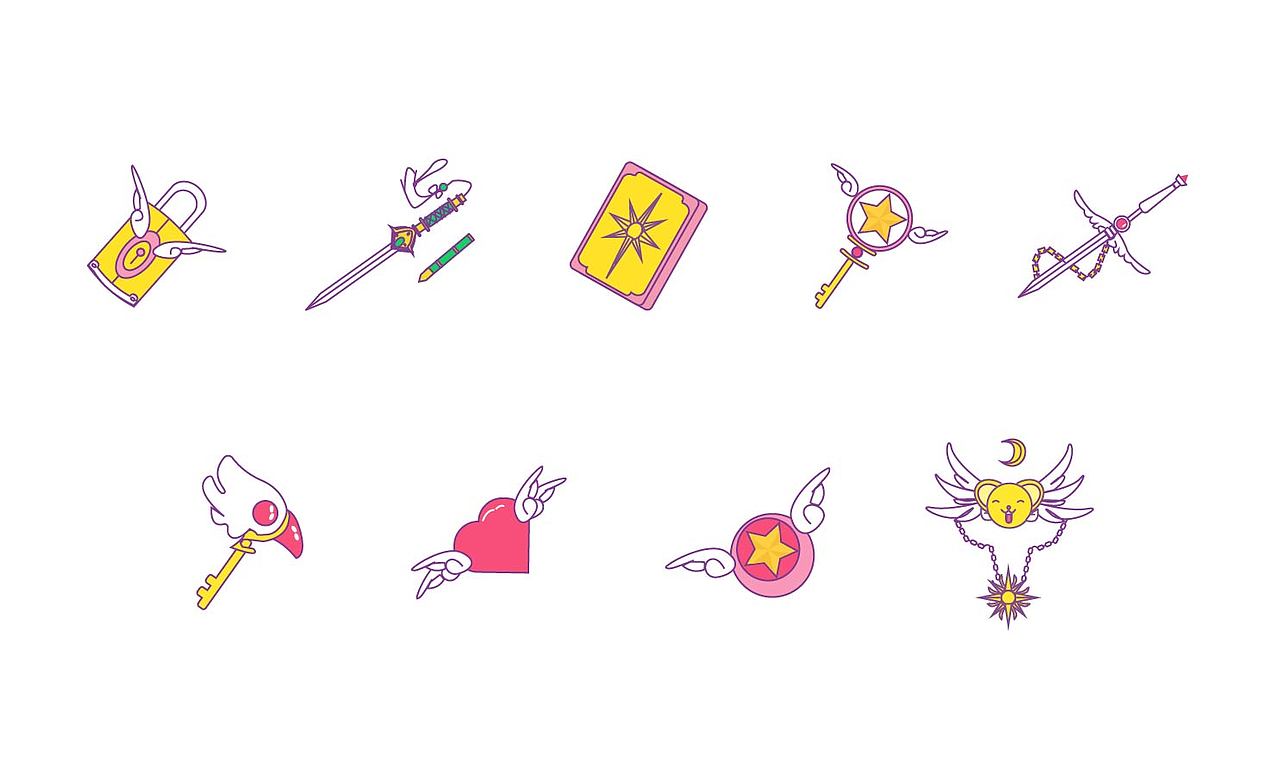 百变小樱魔术卡图标