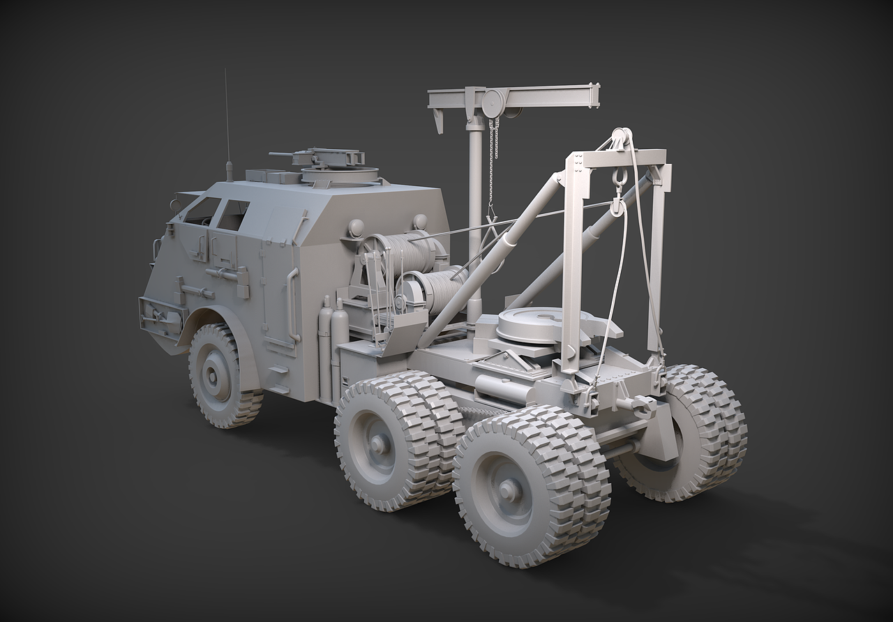 次时代流程第一个作品(白模)