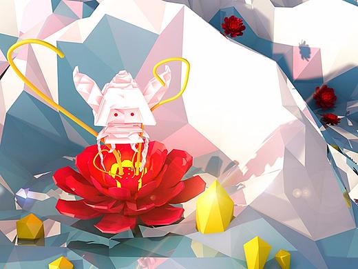 练习-c4d-低多边形（个人主页-ZMjU5NTM2NzY=） - 动画/影视 - 站酷设计师高青GQ原创素材 - 站酷ZCOOL