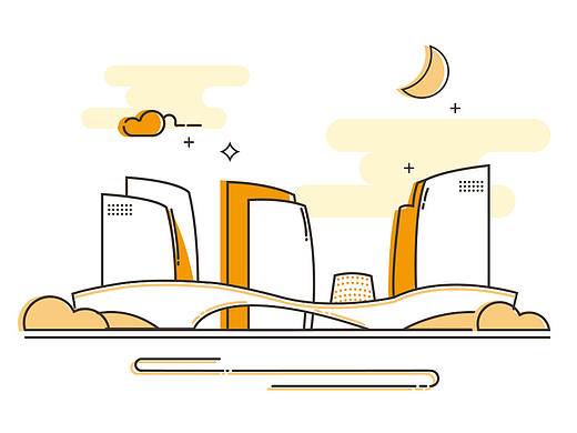 城市插画形象设计