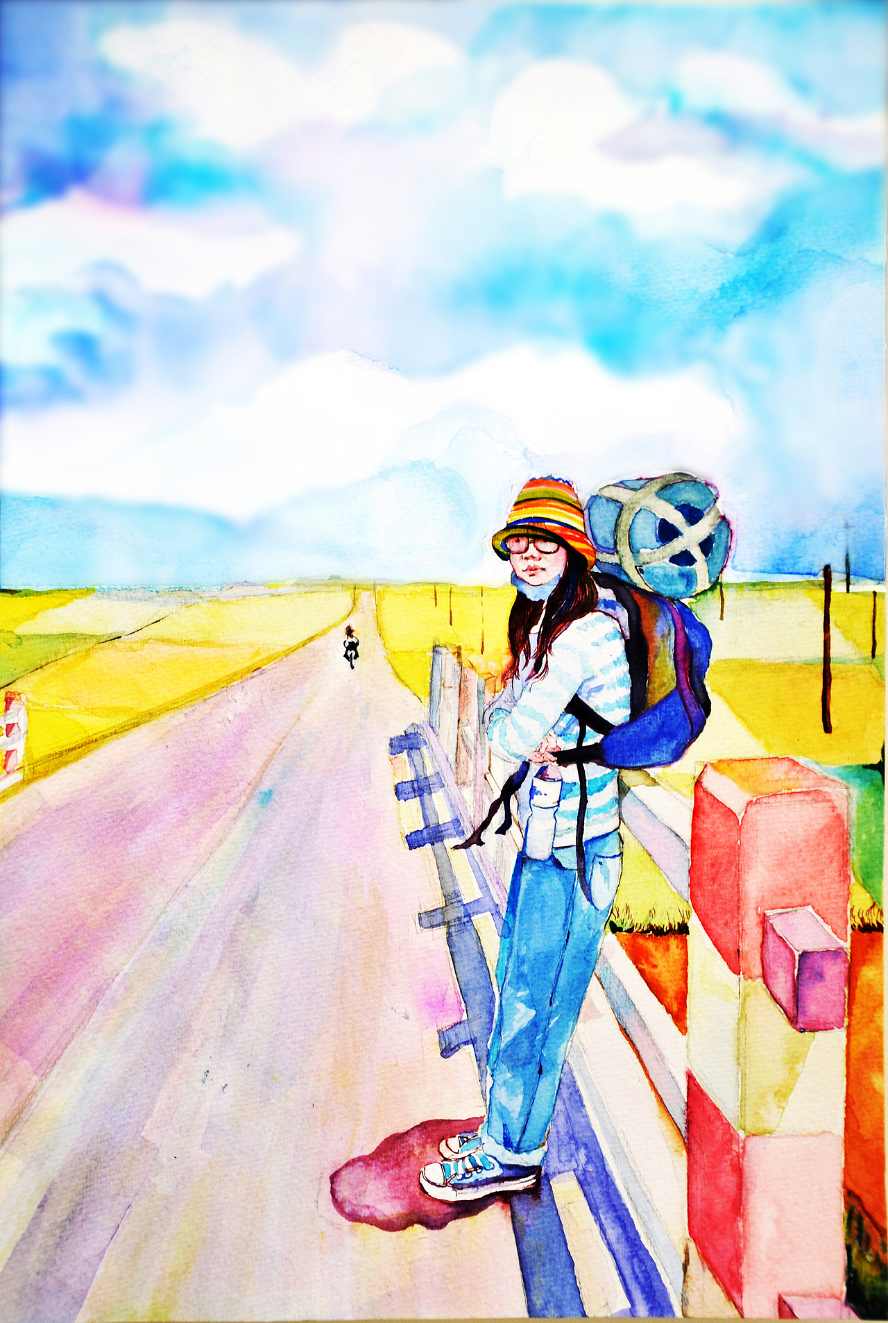 大学时候的一些小插画