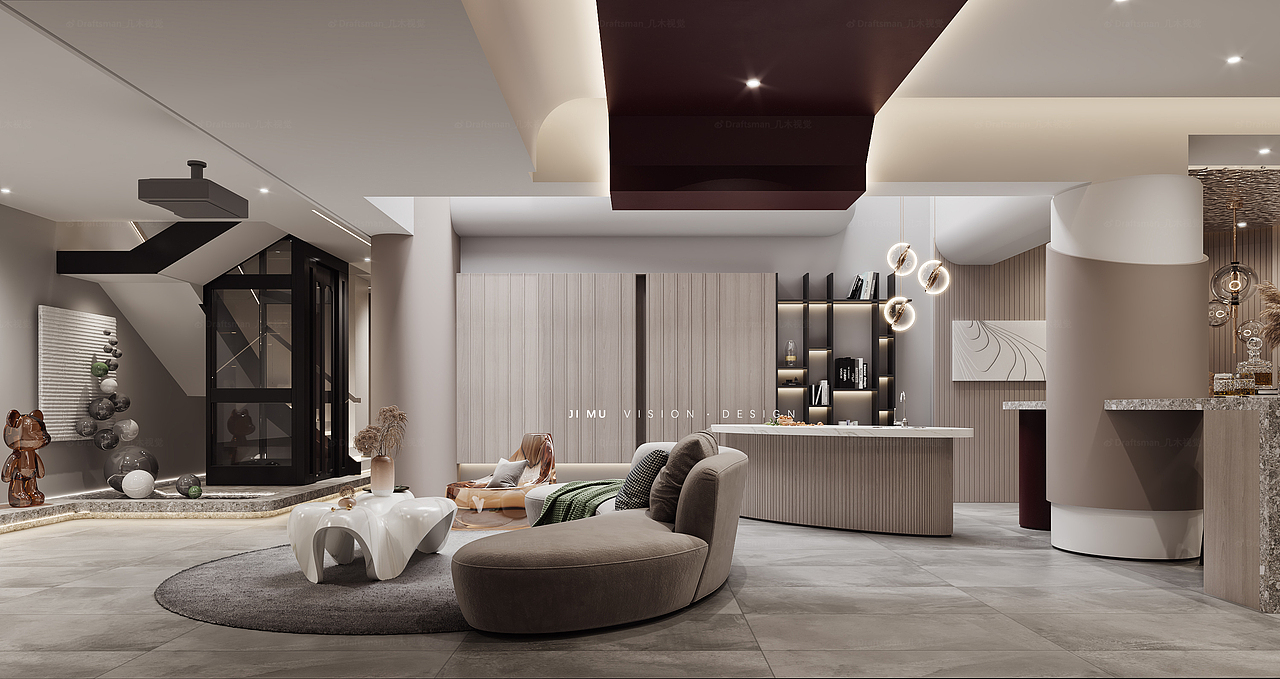 现代风格效果表现（图ZMjQ5NjA4NzA0） - 家装设计 - 站酷设计师模型不换钱原创素材 - 站酷ZCOOL