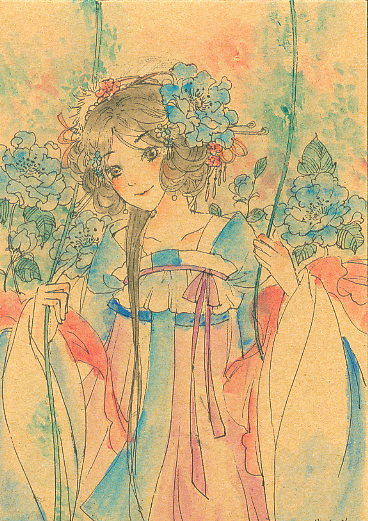 牛皮纸上的手绘~