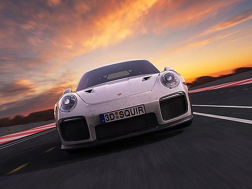 【Keyshot & Porsche 渲染———2021】