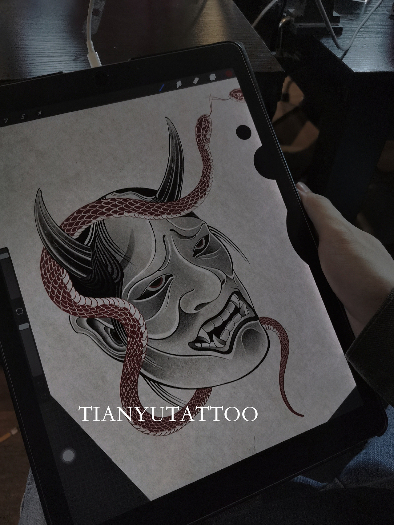 【客稿】般若蛇 (天予刺青·孙嘉轩作品)