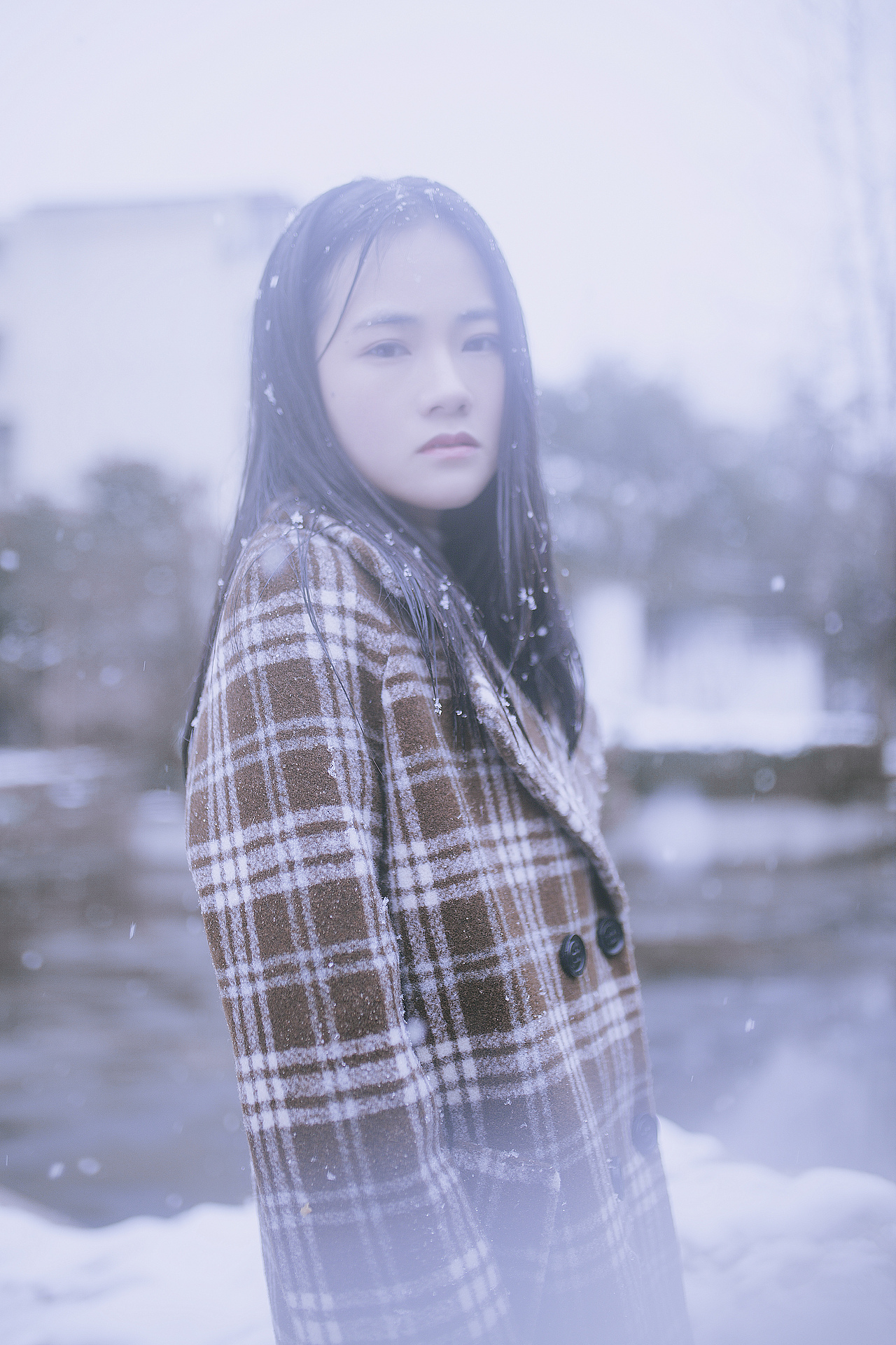 《长岛的雪》（图ZMTA0Njg4NzUy） - 人像摄影 - 站酷设计师花犯辛未原创素材 - 站酷ZCOOL