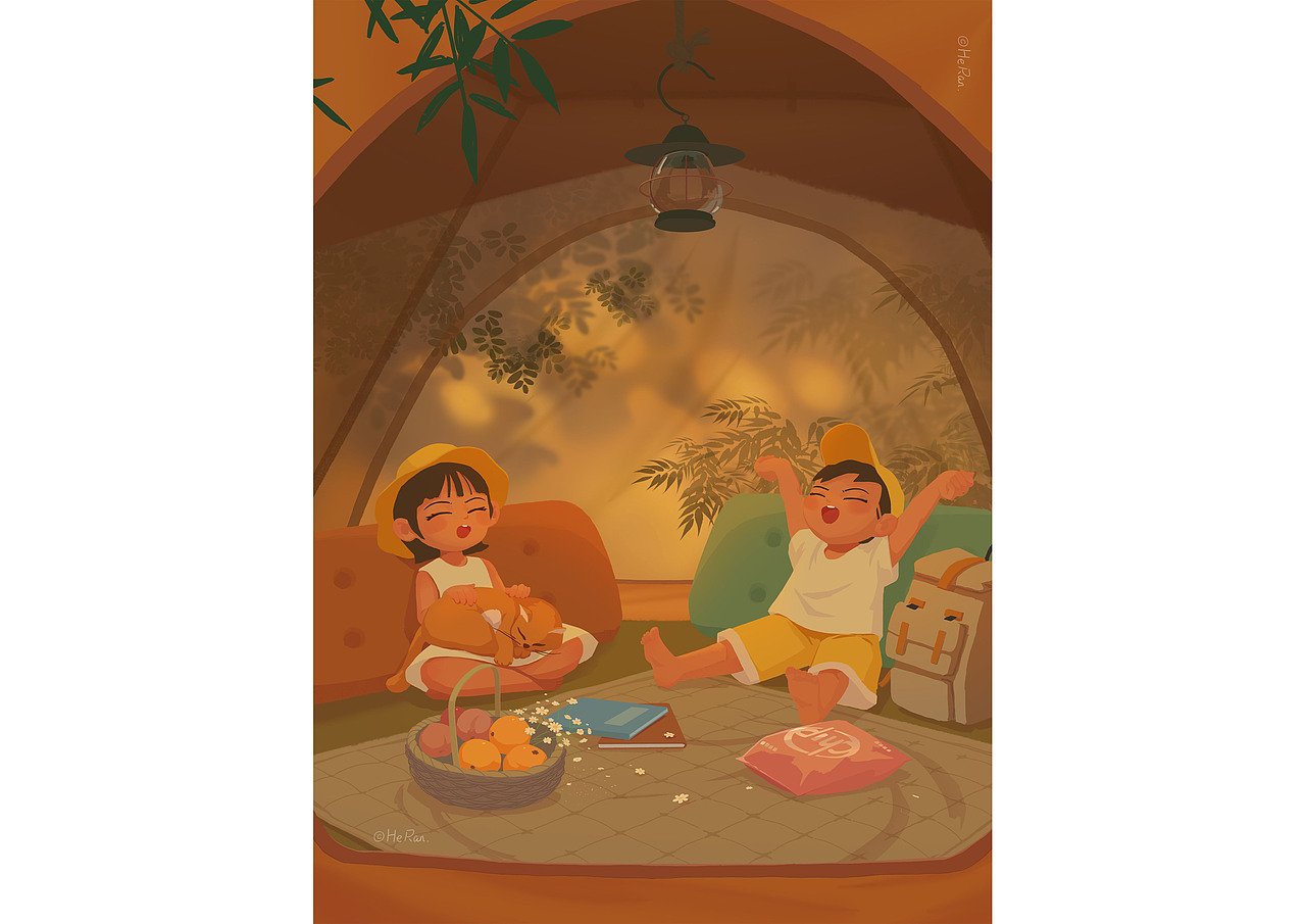 去冒险（四）／Little Trip 4（图ZMjY1MTAyMTI0） - 创作习作 - 站酷设计师鹤然HeRan原创素材 - 站酷ZCOOL