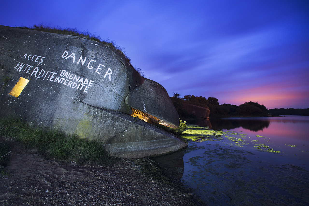 二战大西洋壁垒法国诺曼底工事