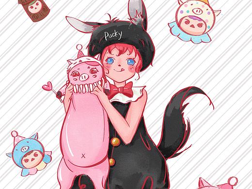 豬年大吉o3o（個(gè)人主頁-ZMzI4MzEwNjQ=） - 創(chuàng)作習(xí)作 - 站酷設(shè)計(jì)師啤梨Pear原創(chuàng)素材 - 站酷ZCOOL