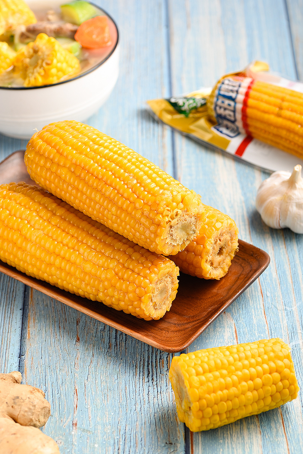 玉米棒、玉米粒拍摄