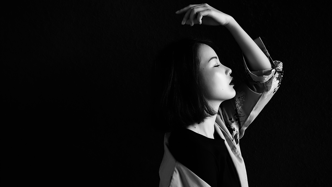 黑白肖像