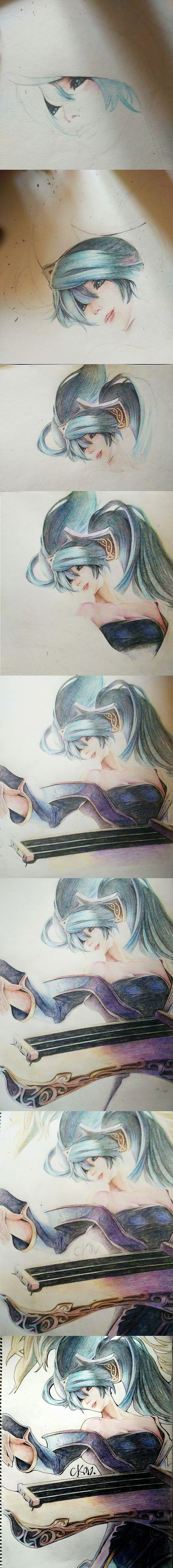 那年迷恋彩铅的事儿（图ZNTM4NDMyNDQ=） - 绘画 - 站酷设计师空溢心原创素材 - 站酷ZCOOL