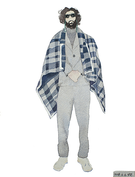 水彩小画-几件斗篷|插画|创作习作|吴欢欢more - 原创作品 - 站酷