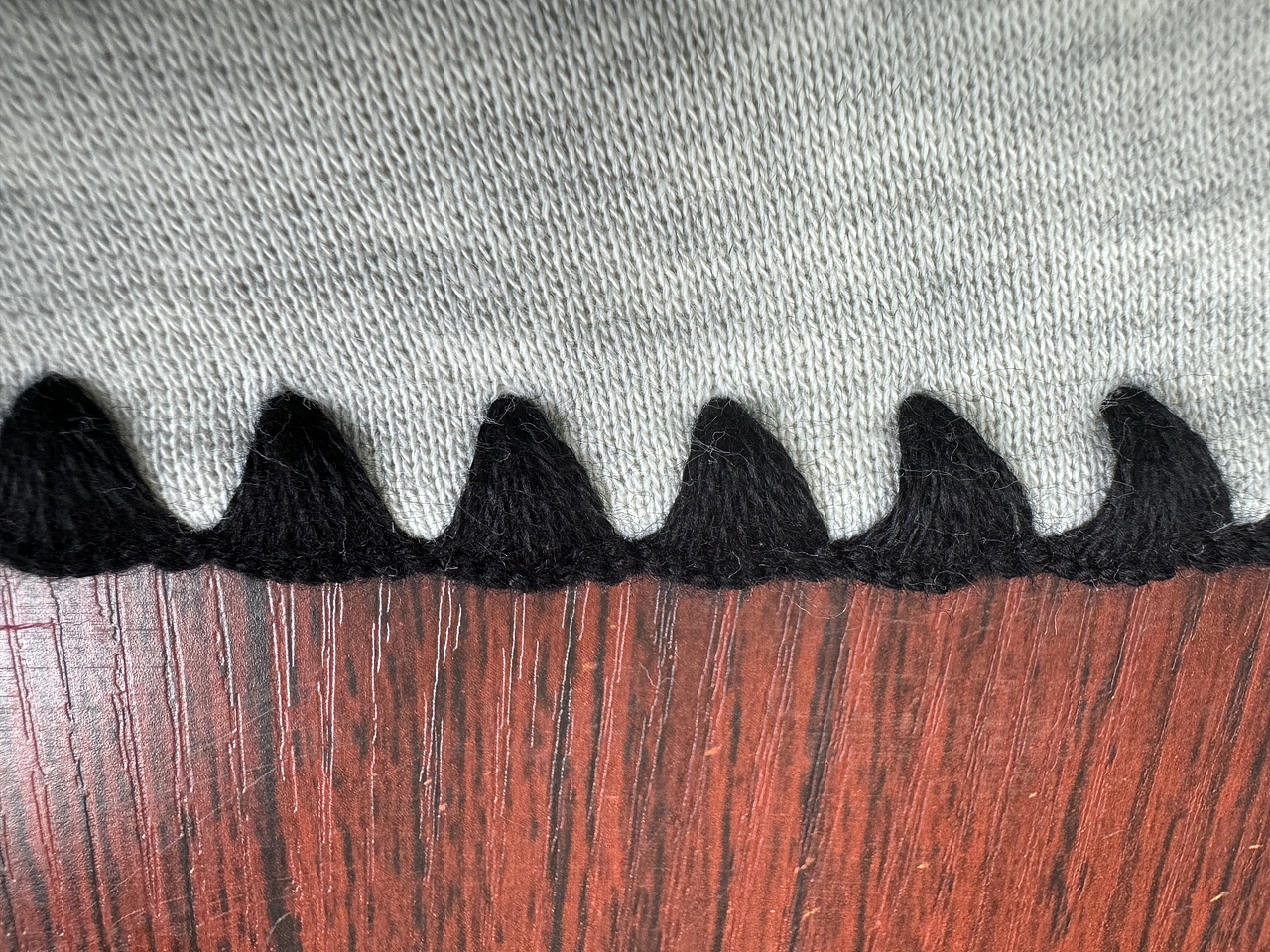 16股线的贝壳绣