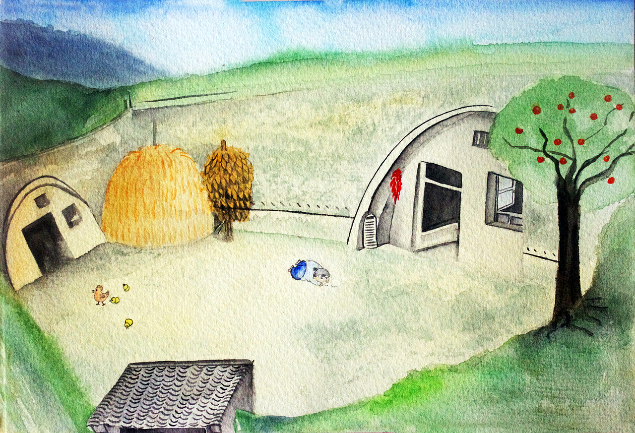 繪本-外婆笸籃里的秘密（圖ZMTAwOTQ1NzYw） - 繪本 - 站酷設(shè)計師LiuLiu_菓原創(chuàng)素材 - 站酷ZCOOL