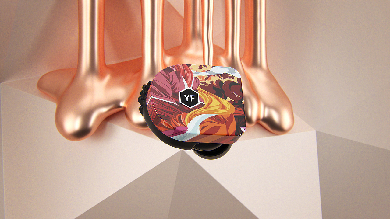 C4D耳机特效动画（图ZMjUyMzI0MDY0） - 产品 - 站酷设计师C4D杨帆原创素材 - 站酷ZCOOL