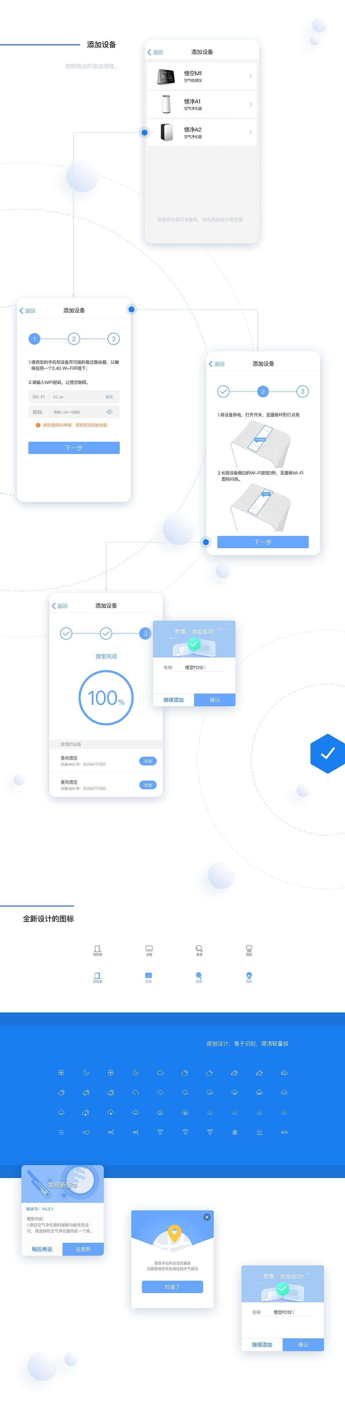 空气检测与空气净化器APP（图ZMTI0NjQ0MTQ4） - APP界面 - 站酷设计师Nancy71原创素材 - 站酷ZCOOL