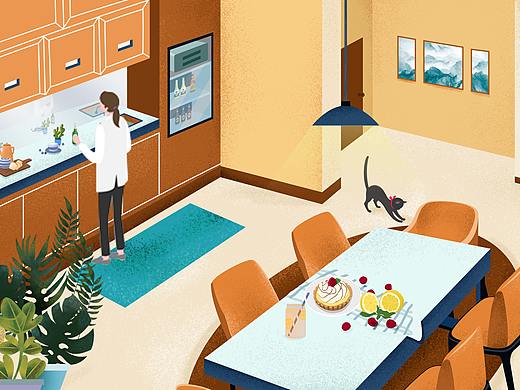 原创插画（个人主页-ZNDI2NTY4ODg=） - 创作习作 - 站酷设计师西贝又又原创素材 - 站酷ZCOOL