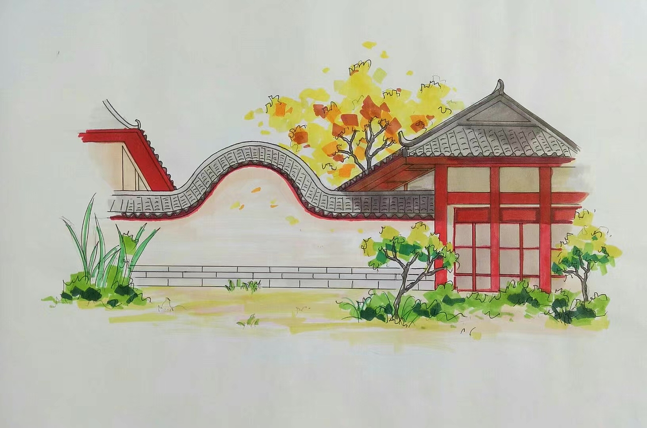 马克笔手绘（图ZMTk3MDg0MzY4） - 创作习作 - 站酷设计师肉松蛋黄酱原创素材 - 站酷ZCOOL