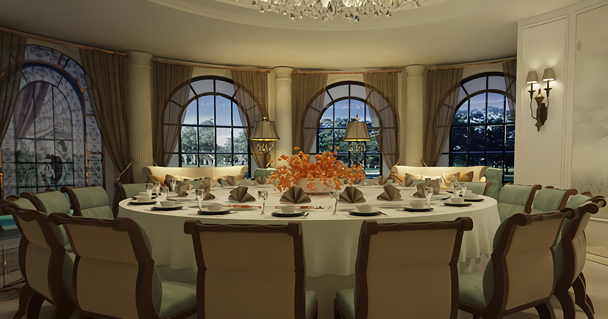 郑州金橄榄特色餐厅装修公司设计案例