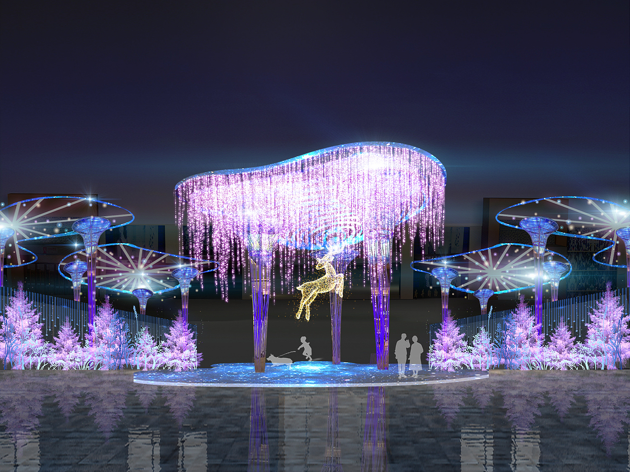 圣诞美陈（图ZMTAxMzE0NjI4） - 景观设计 - 站酷设计师灰灰520原创素材 - 站酷ZCOOL