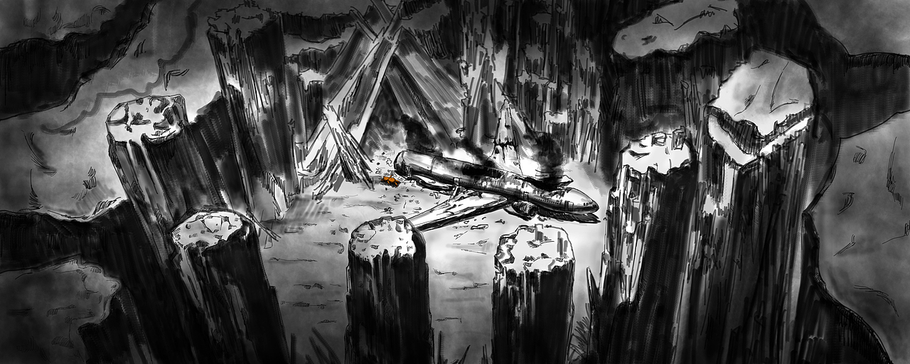 飞机究竟去哪了,是坠入悬崖吗?