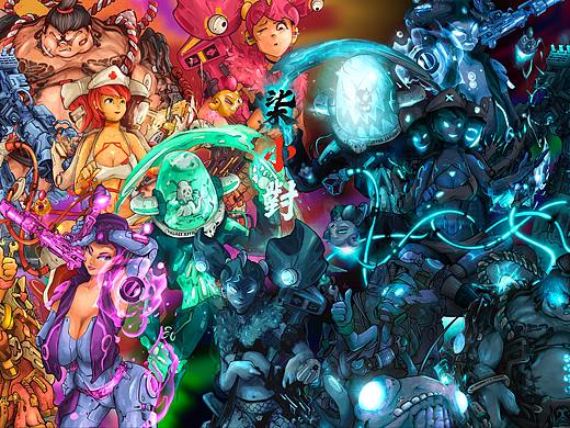 【系列作品】七小队集结！（个人主页-ZNDM0NjAyNDQ=） - 概念设定 - 站酷设计师大松伊原创素材 - 站酷ZCOOL