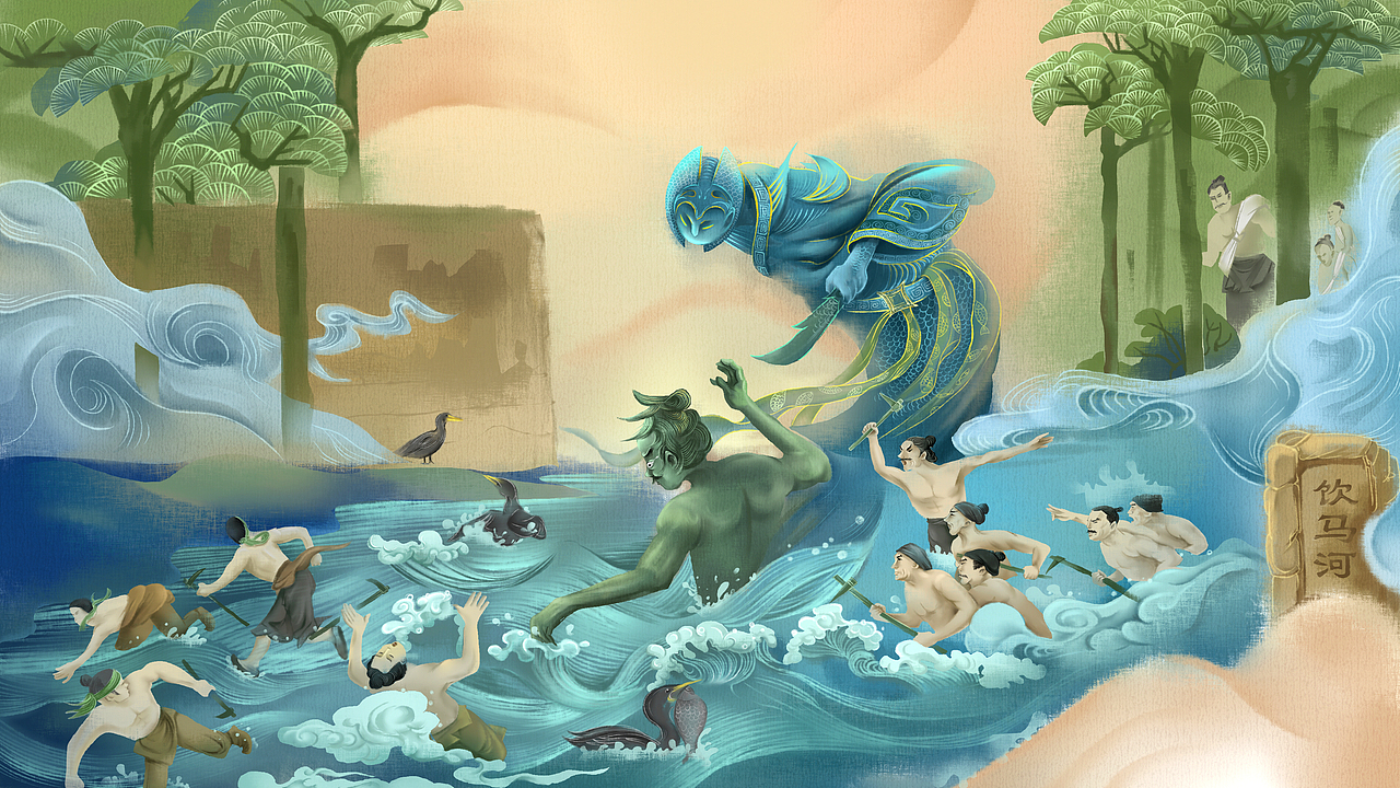 古蜀鱼凫时期,鱼凫王大战饮马河