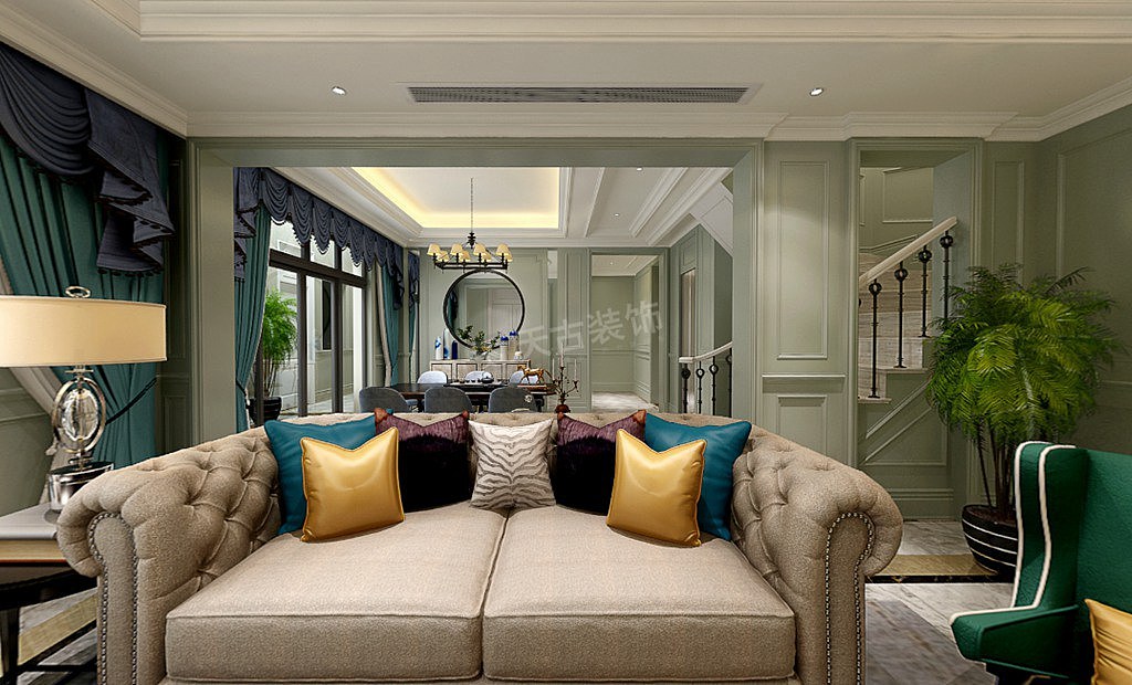 重庆华侨城装修|天澜美墅户型装修图|渝北天古装饰