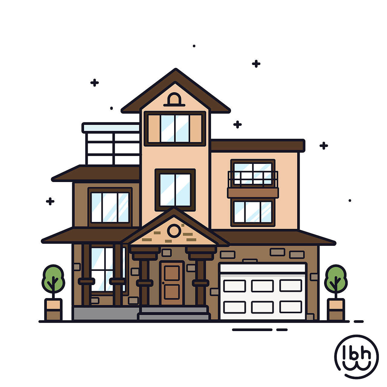 线条风别墅系列