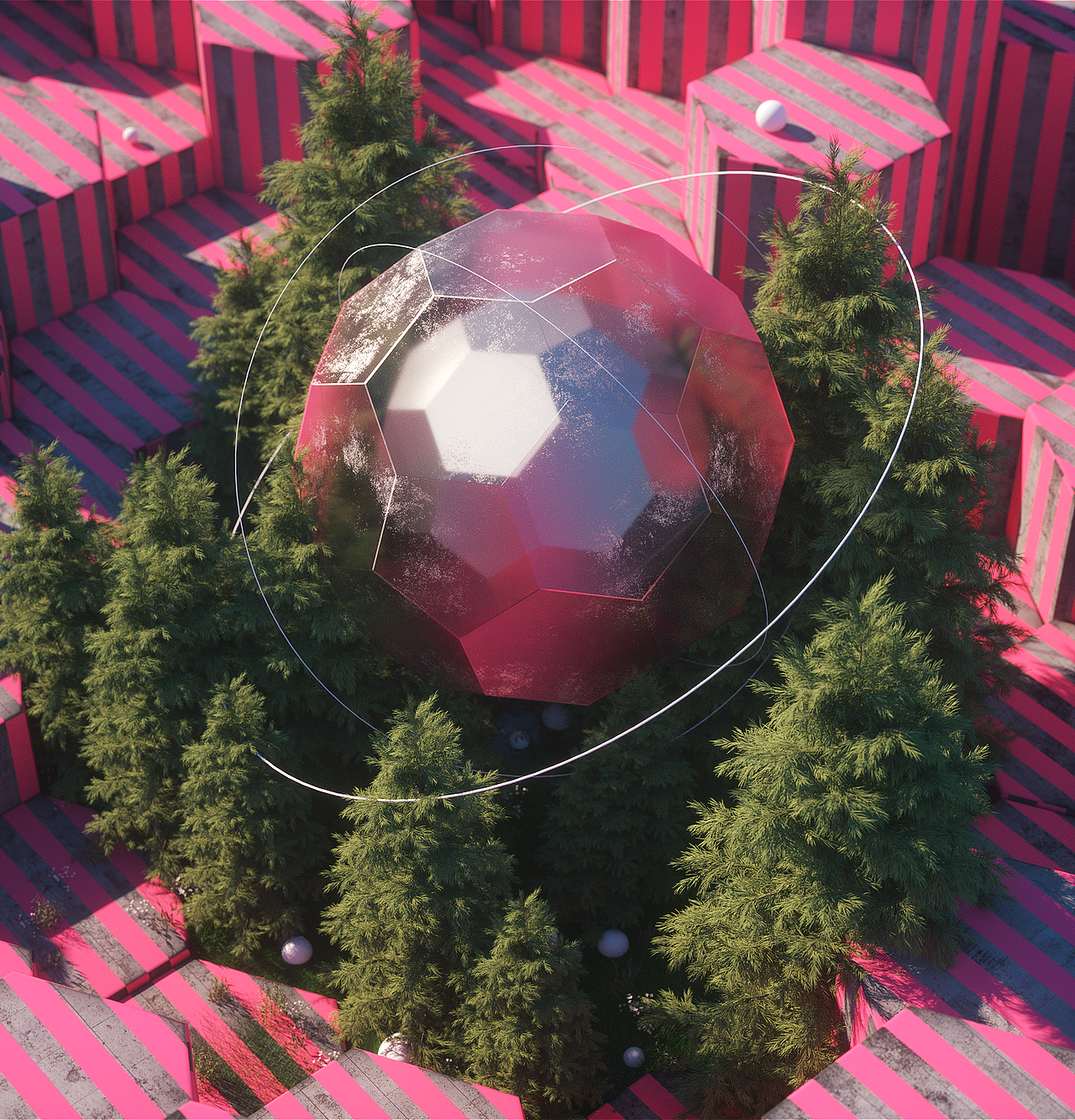 C4D_everydays render-- August 2017