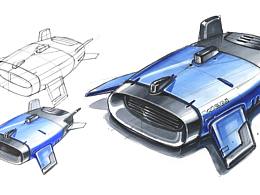 飛行器馬克筆上色