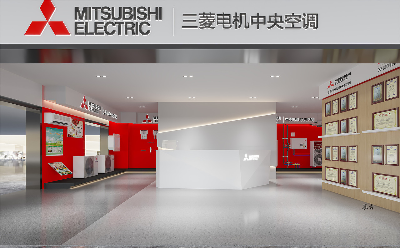工装 —— 空调专卖店分享（图ZMjcyOTA5MzYw） - 商业空间设计 - 站酷设计师慕青15385130130原创素材 - 站酷ZCOOL