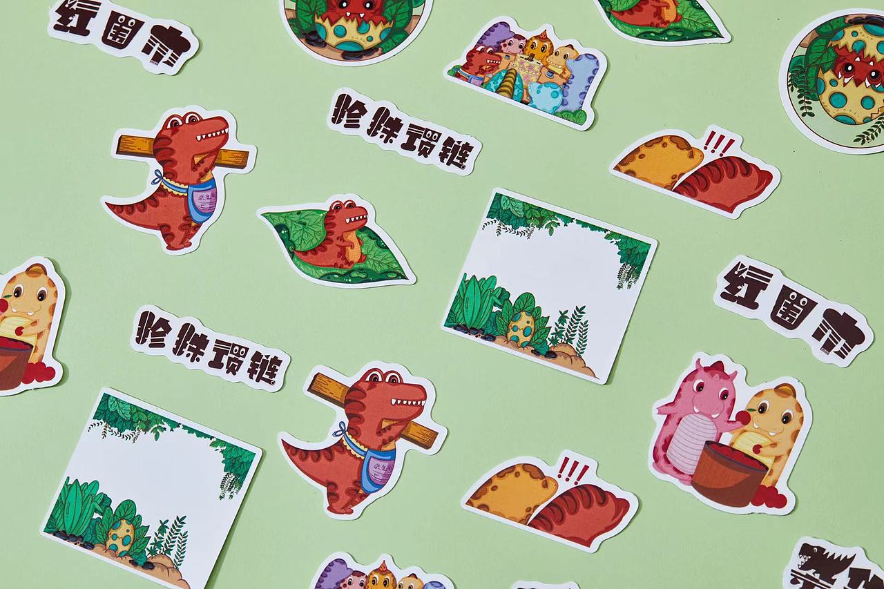 《恐龙先生的杂货铺》儿童原创系列绘本（图ZMjgwMDQ5OTY4） - 绘本 - 站酷设计师萱家小可爱原创素材 - 站酷ZCOOL