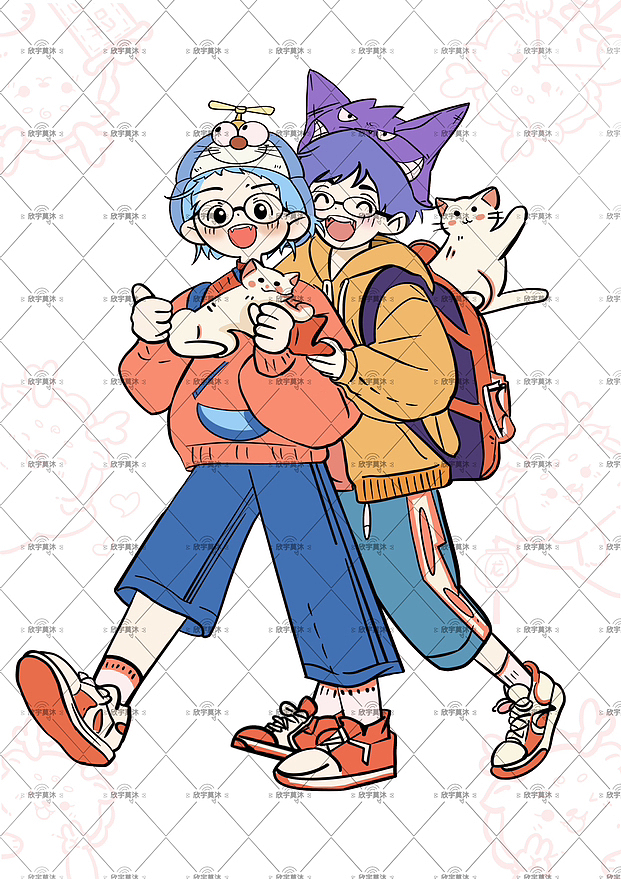 多啦A夢(mèng)和耿鬼 擬人繪畫 （任何形式都可畫）（圖ZMzU5NjA4Mjky） - 藝術(shù)插畫 - 站酷設(shè)計(jì)師Z200139703原創(chuàng)素材 - 站酷ZCOOL