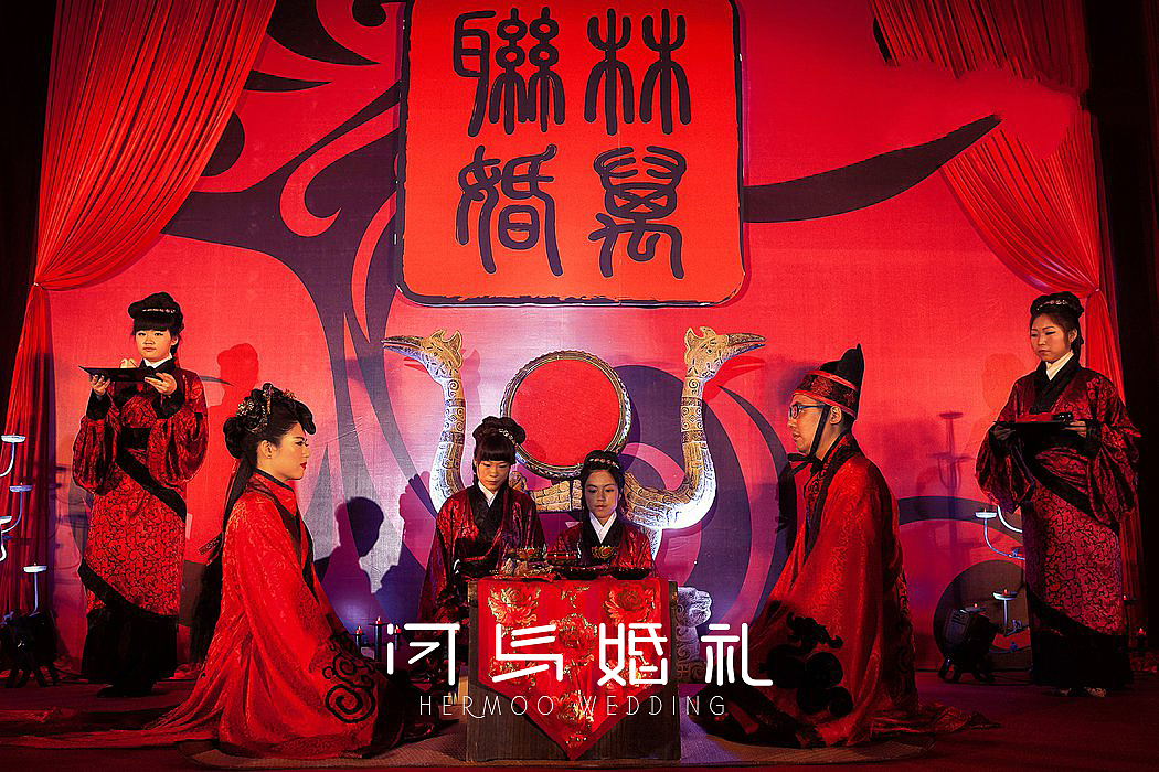 河马婚礼｜汉唐婚礼（红色＋黑色）（图ZMTM4NjEyODQw） - 人文/纪实摄影 - 站酷设计师河马婚礼原创素材 - 站酷ZCOOL