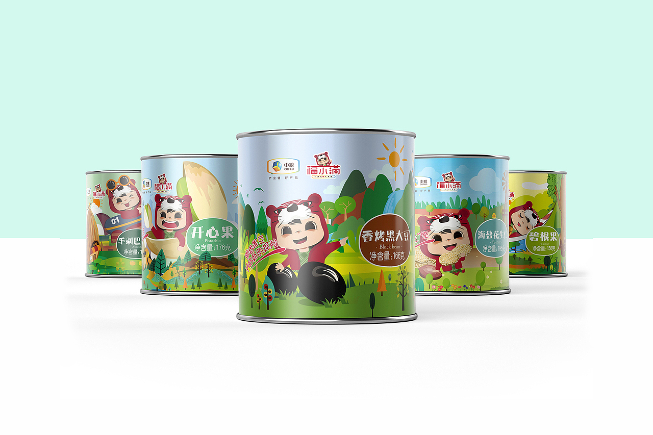 零食包装休闲食品包装坚果包装设计铁罐包装礼盒（图ZMTY4NDM4Mzg0） - 包装 - 站酷设计师千方百计品牌设计原创素材 - 站酷ZCOOL