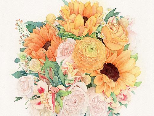 繁华2（个人主页-ZMjg0ODMxMDg=） - 商业插画 - 站酷设计师_山苍原创素材 - 站酷ZCOOL