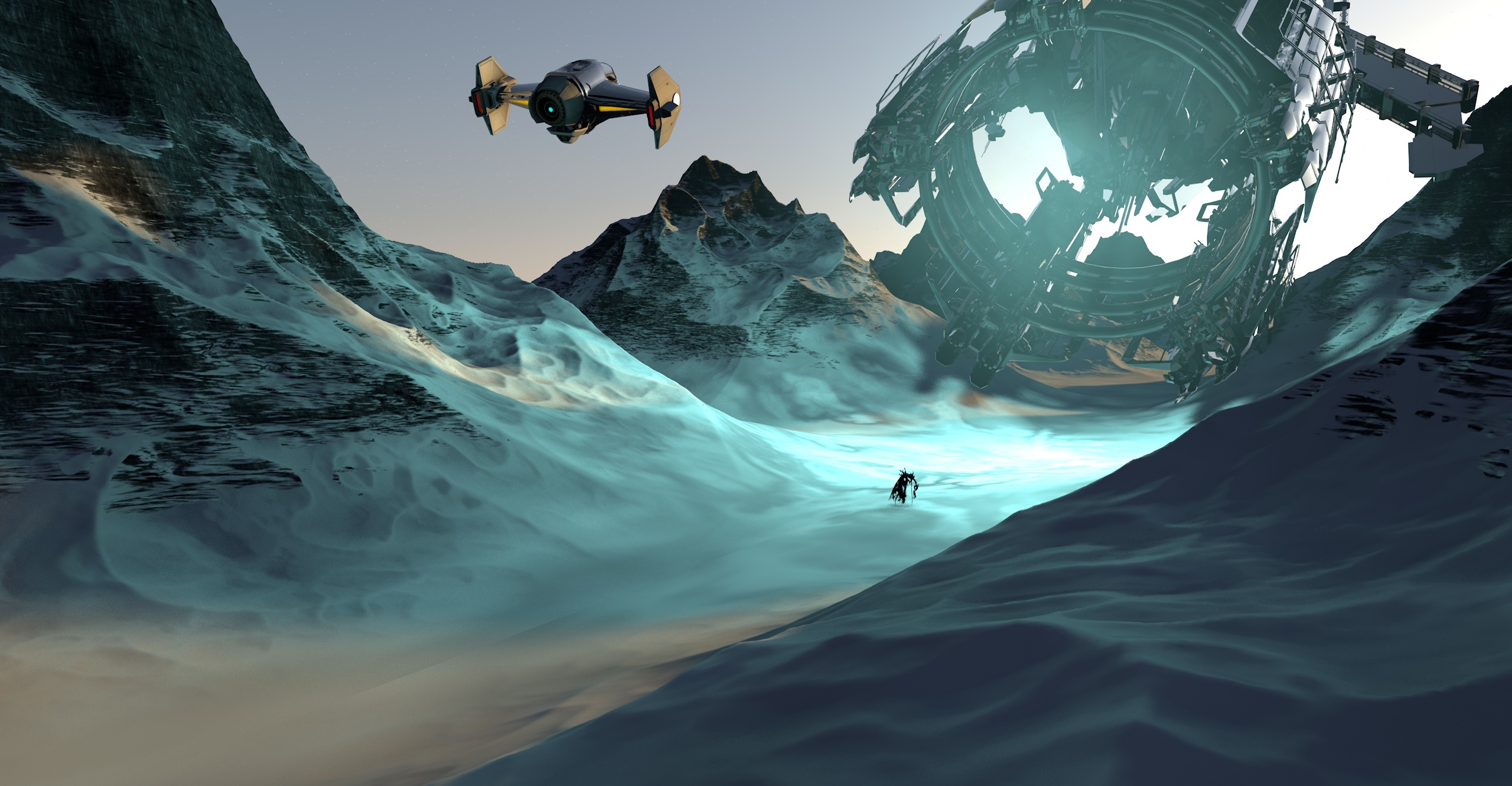 原创科幻虚拟场景