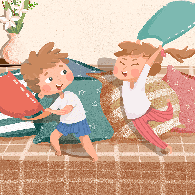 儿童伴读音频专辑封面（图ZMjUzODg4MzAw） - 儿童插画 - 站酷设计师傅肆叁原创素材 - 站酷ZCOOL