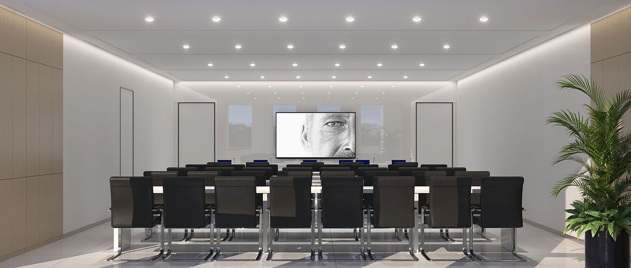 医药公司办公场所效果图表现