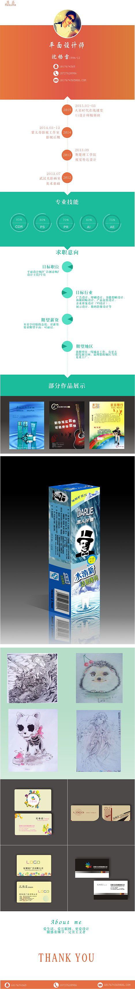 个人简历（图ZNTE0MTI0MjA=） - 其他平面 - 站酷设计师艺术的天堂原创素材 - 站酷ZCOOL