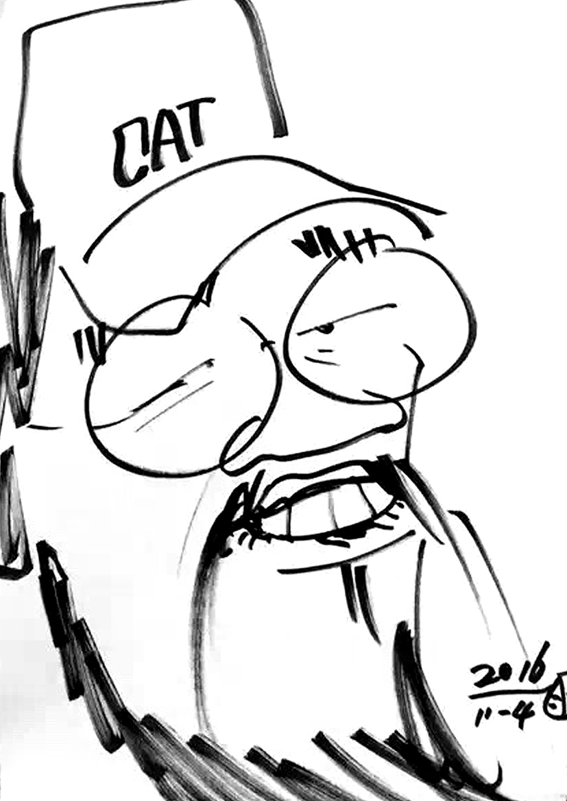 有个大师说我帅,就是爱画我