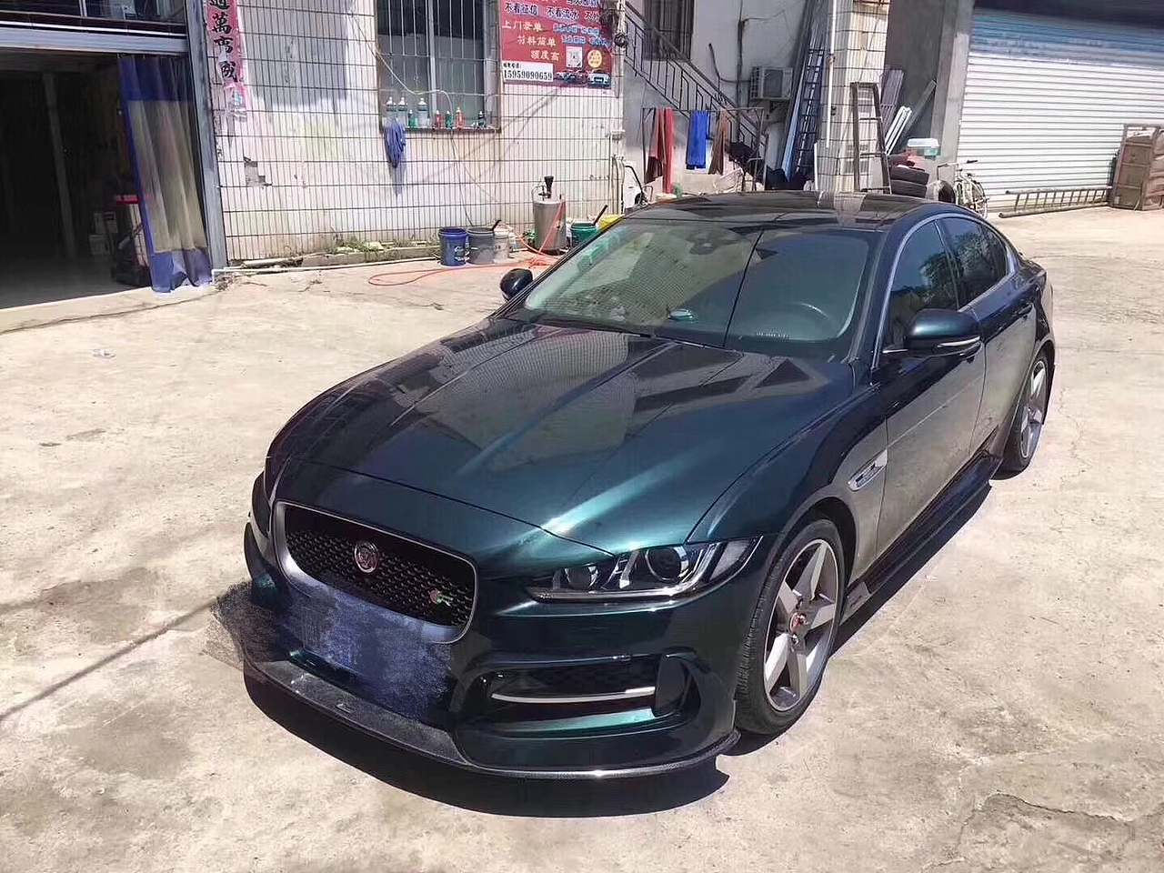 捷豹xexelxes改装aspec小包围前唇后唇侧裙尾翼